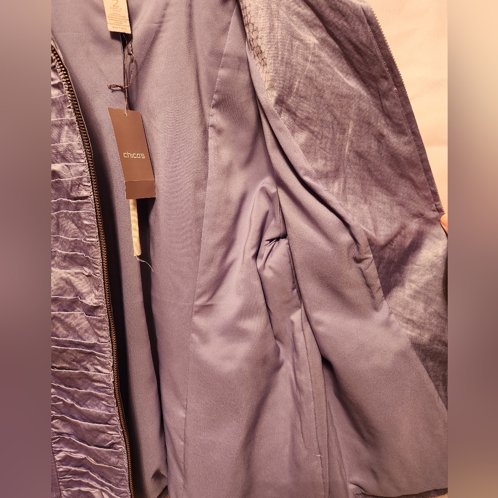 Chico's Purple Rain Jacket - Picture 8 of 8